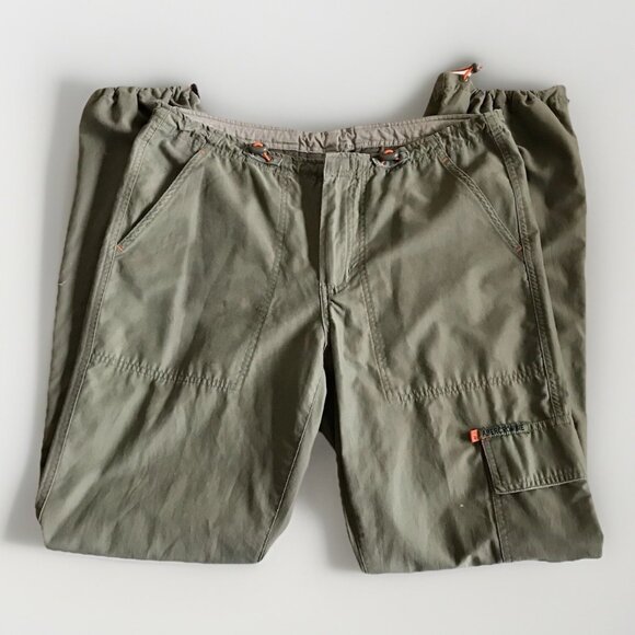 Vintage Y2K Abercrombie & Fitch Women’s Military Pants Green Size 8 - Picture 1 of 8